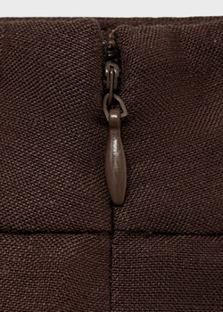 Костюмные бермуды из смесового льна