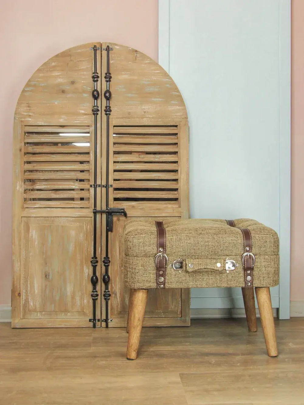 Пуфик для прихожей с ящиком