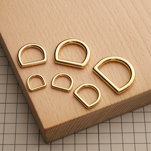 Полукольцо D-ринг, цвет золото