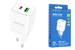 Зарядное устройство USB + USB-C BOROFONE BN7 PD20W+ QC3.0