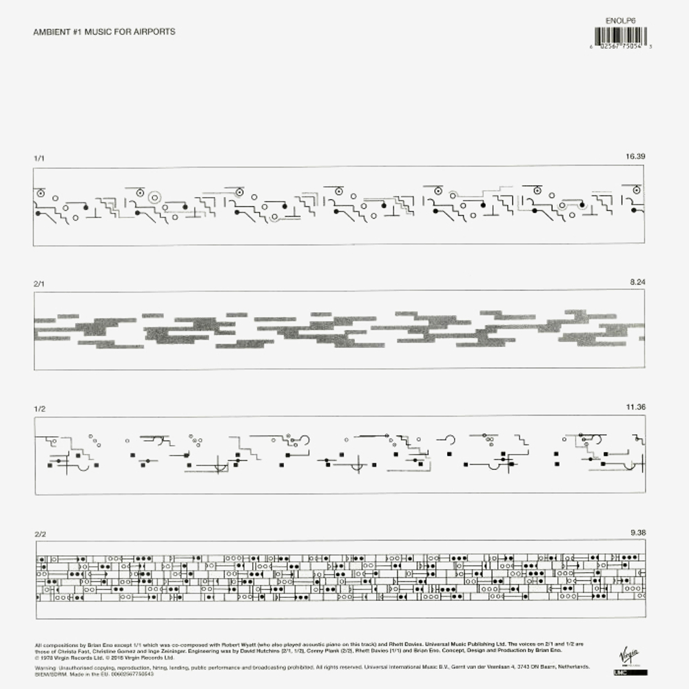 Brian Eno / Ambient 1: Music For Airports (LP)