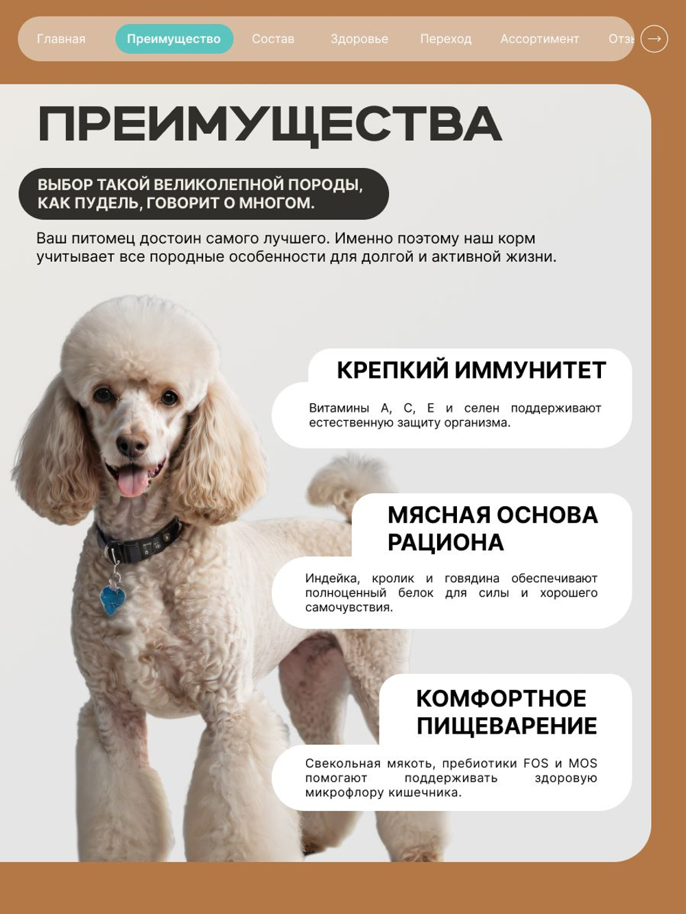 Корм для взрослых собак породы Пудель, с кроликом, 12 кг, QUATTRO