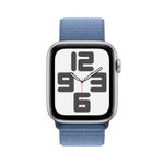 Часы Apple Watch SE (2023), спортивный ремешок синего цвета