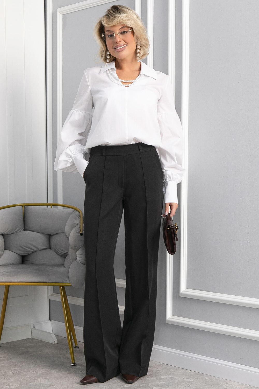 Брюки Дэнди (черные) Б14051-30М LT Collection