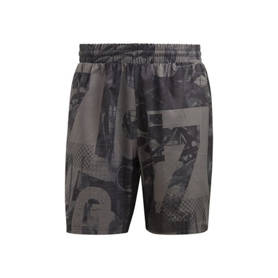 Мужские теннисные шорты adidas Club Graphic Shorts Men - Dark Grey, Grey