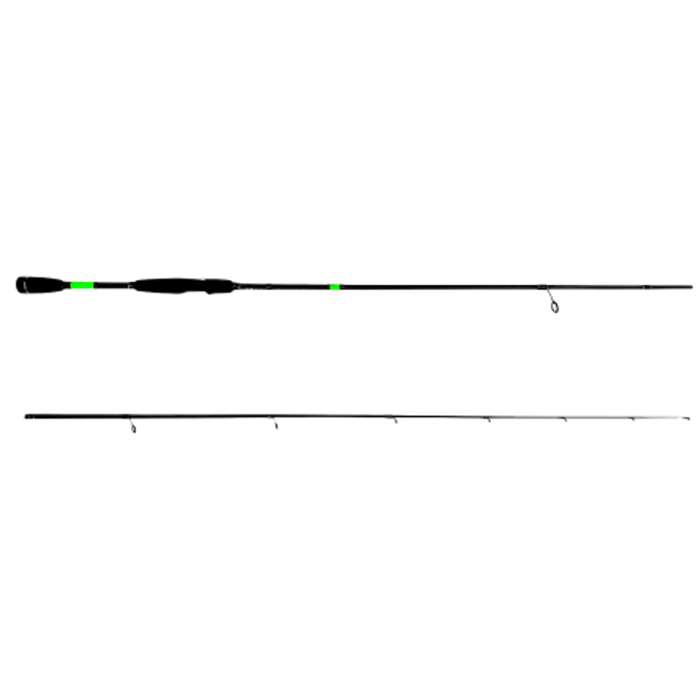 Спиннинг Kaida 845-107-228 Legend 2.28м 1-7г 2секц. вес 97г Carbon Колец 9шт  Тр.длина 1.19м Ручка неопрен