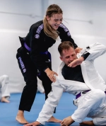 Кимоно женское Tatami BJJ Elements Superlite PURPLE & BLACK