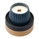 Свеча ароматическая с деревянным фитилём secret santa из коллекции edge, синий, 60 ч