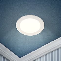Светильник светодиодный встраиваемый Даунлайт ЭРА LED 1-12-4K Slim панель 12Вт 4000К круг | Downlight