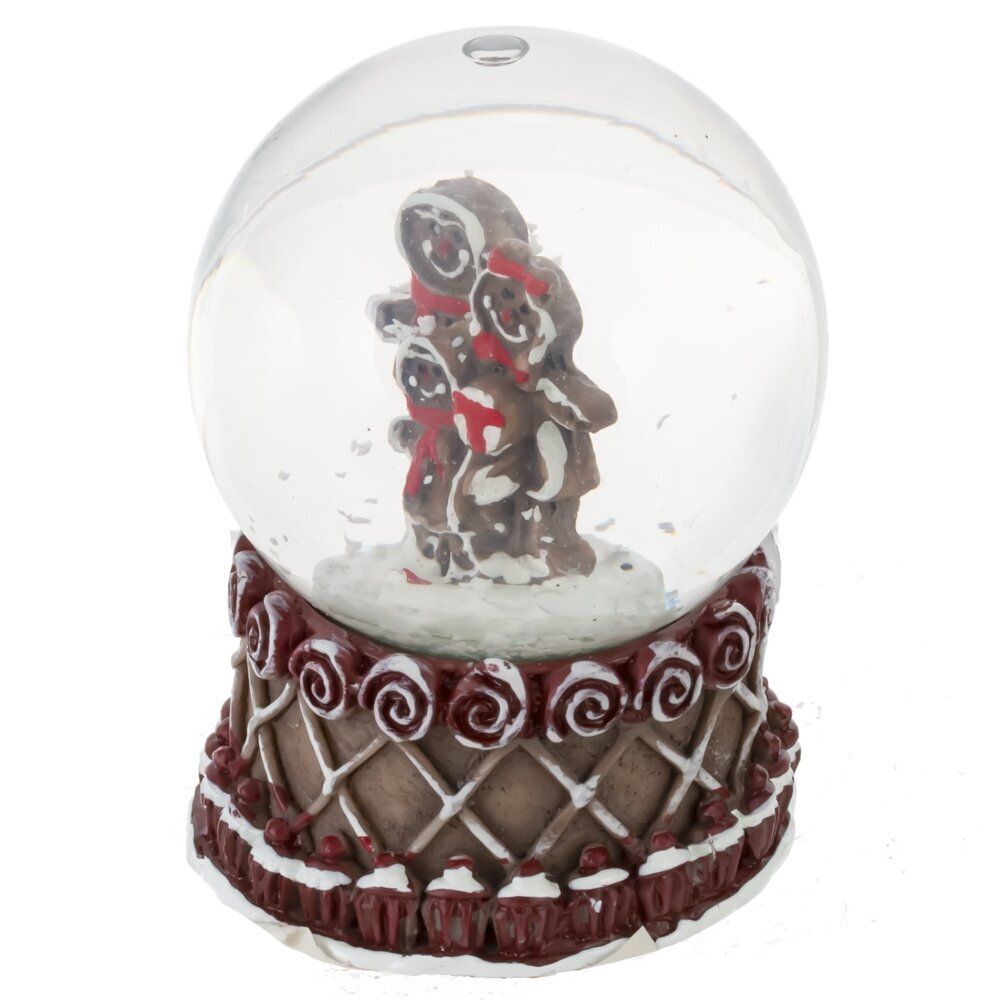 GAEM Фигурка декор в стекл шаре "Пряник", D 4.5 см, L4,5 W4,5 H7 см, 4в.