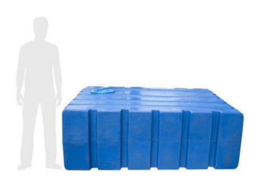 Емкость ЕмГП узкая Экогрупп ДВ 2200 л. (2220 л.) горизонтальный (760x1710x2050см;синий) - арт.561106