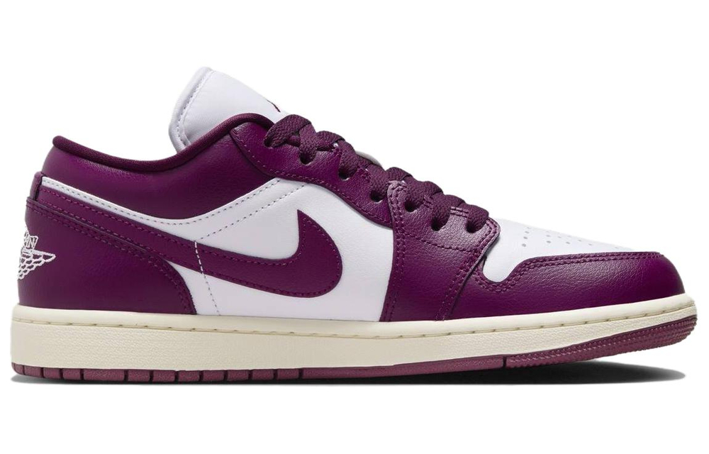 Jordan 1 Low Bordeaux Women's