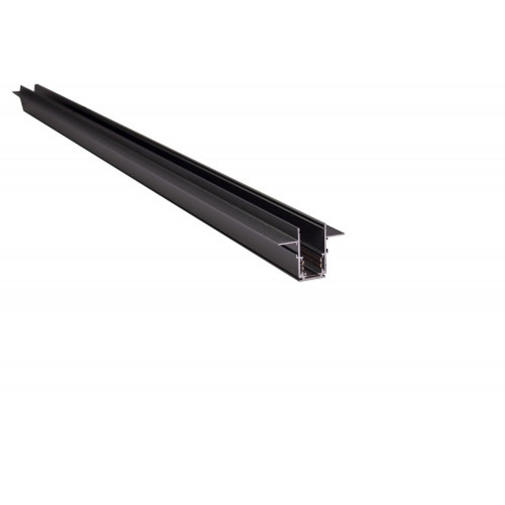 Магнитный трековый шинопровод ЭРА TRM-R20-300 BK встраиваемый 3м черный для системы NOVA | Магнитный шинопровод и аксессуары