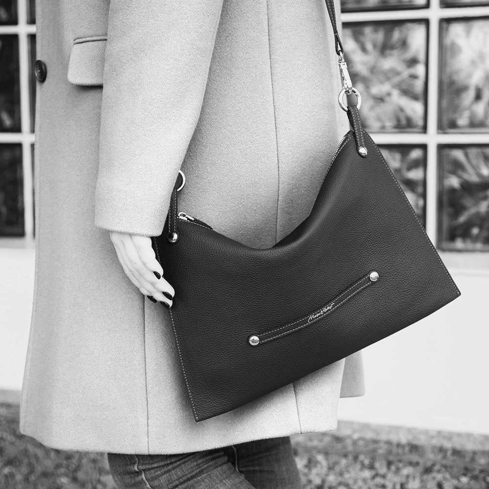 Сумка Tereze из кожи теленка, оранжевого цвета