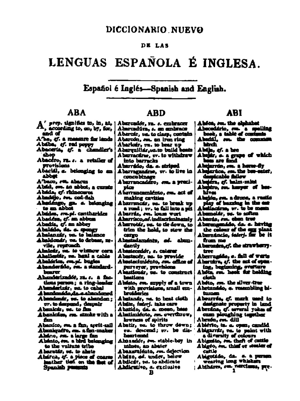 A Pocket Dictionary of the Spanish and English Languages. Compiled from the Last Improved Editions of Neuman and Baretti. In Two Parts | Giuseppe Marco Antonio Baretti