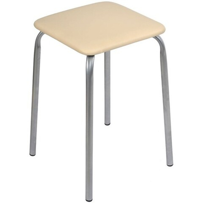 Табурет «Эконом» 29см цв.сиденья-слоновая кость ТЭ3/СК