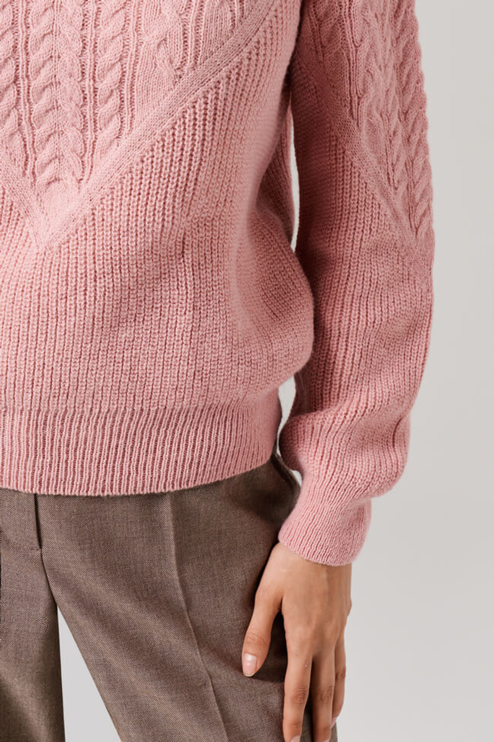 23094 Джемпер женский (розовый)