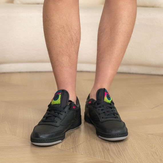 reebok CLUB C 85 VINTAGE Кроссовки для скейтбординга Низкие Черные Унисекс