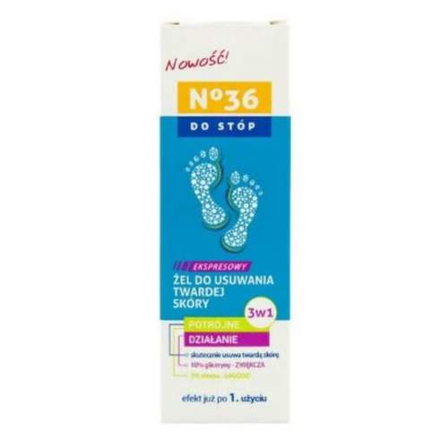№36 Экспресс Гель 3в1 д/удаления твердой Кожи стоп 75мл