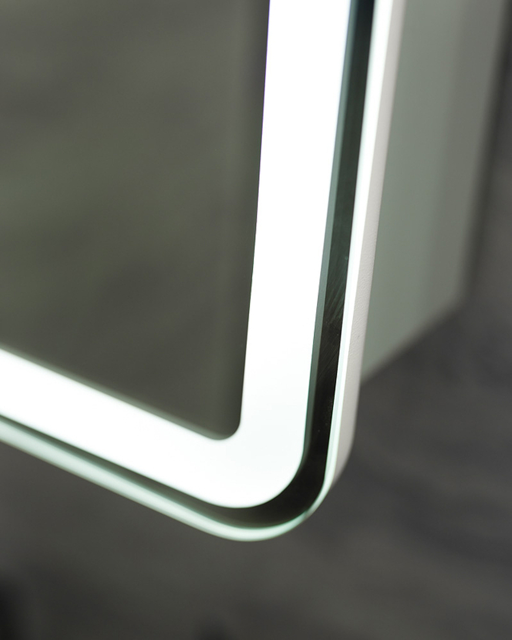 Зеркальный шкаф BelBagno Marino 80 SPC-MAR-800/800-2A-LED-TCH с подсветкой Белый