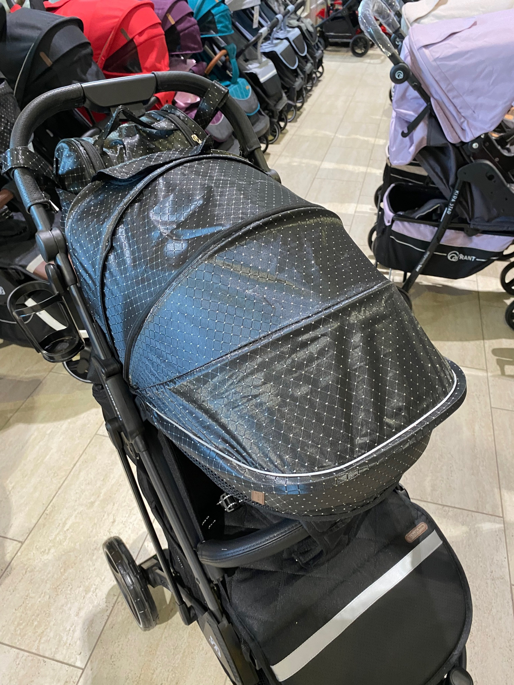 Коляска прогулочная Babalo 2023 звезда черная рама