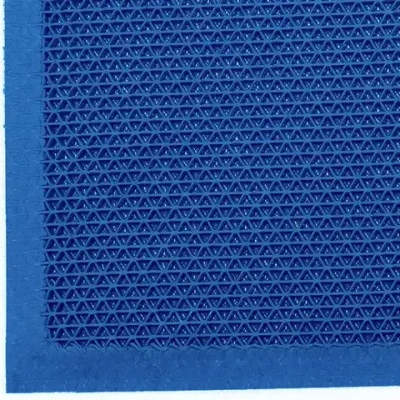 Коврик придверный»Твист плюс»закрытые ячейки с подложкой 6,2мм 40*60 см синий