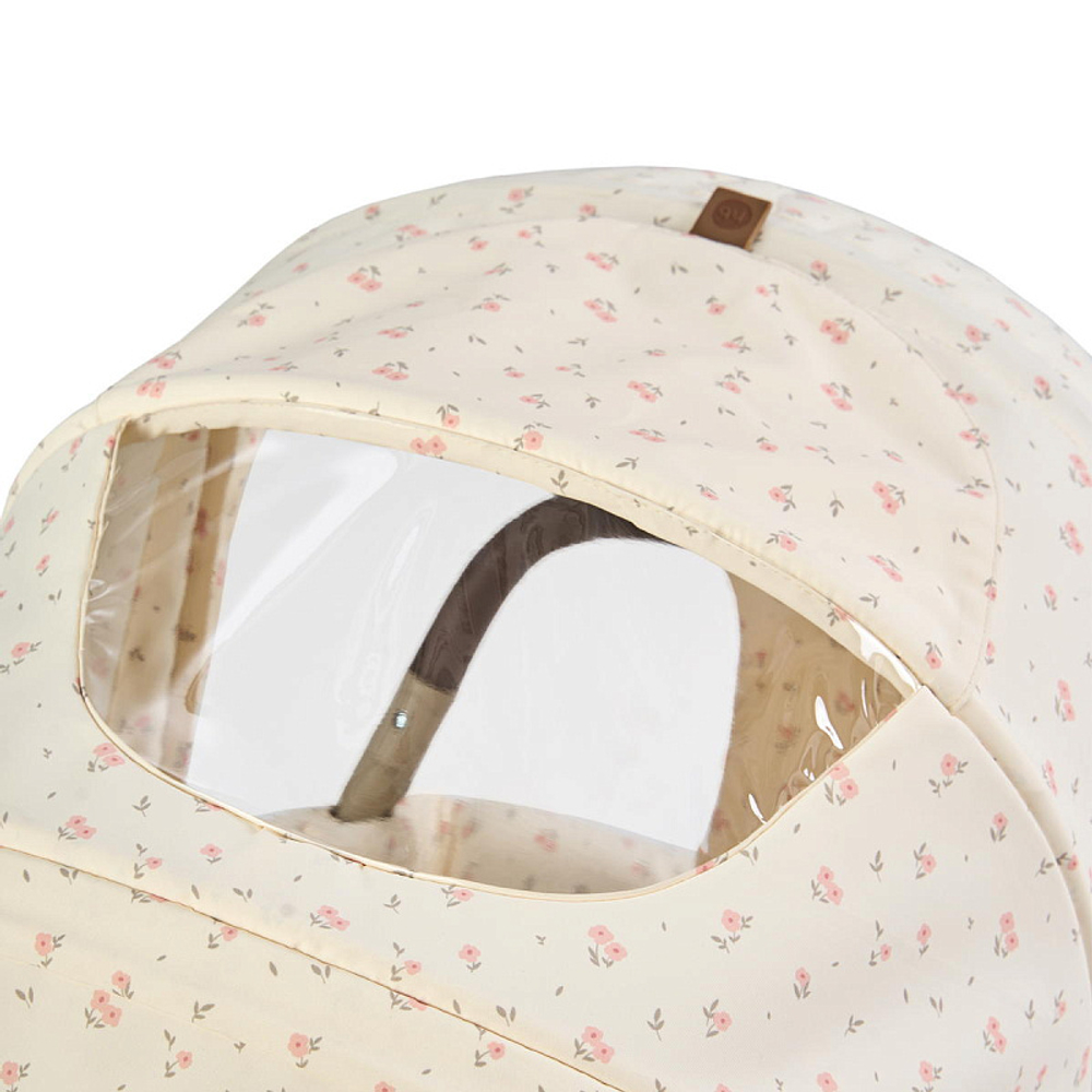 Детская прогулочная коляска Happy Baby Luna 360 beige (flowers)