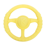 Массажер силиконовый "Руль" желтый (КНОПА)