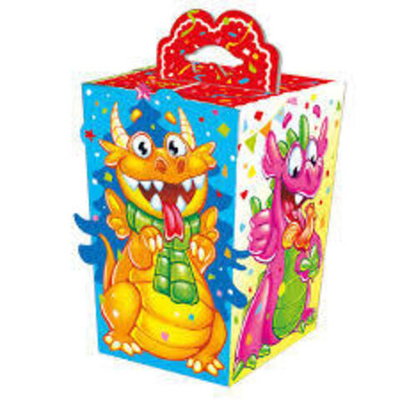 Коробка НГ ФИЕСТА дракон 80*80*165 700гр