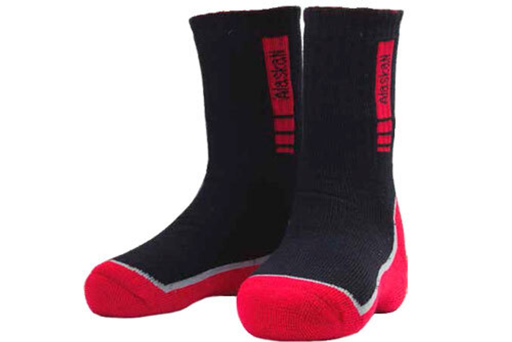 Носки Alaskan, black/red, XL, 44-47