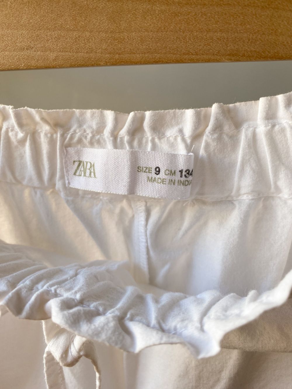 Хлопковые брюки  Zara, 134