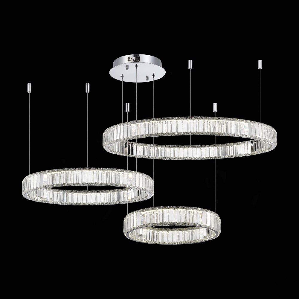 SL1622.113.03 Люстра подвесная ST-Luce Хром/Прозрачный LED 1*122W 4000K
