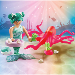 Playmobil - Princess Magic - Русалка с меняющим цветом осьминогом 71503
