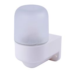 UWL-K03R 60W-E27 IP65 WHITE Светильник влагозащищенный под лампу Е27. угловой. для бань и саун. до +125С. Цвет корпуса белый. ТМ Uniel