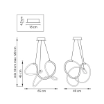 Подвесная люстра Lightstar CORINTO 637063