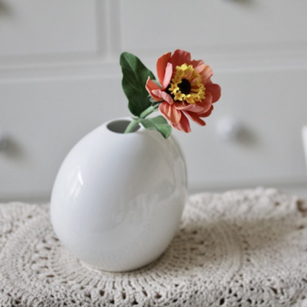 Ваза кашпо Стоун Sandra Rich, 14 х 8 х 12 см.