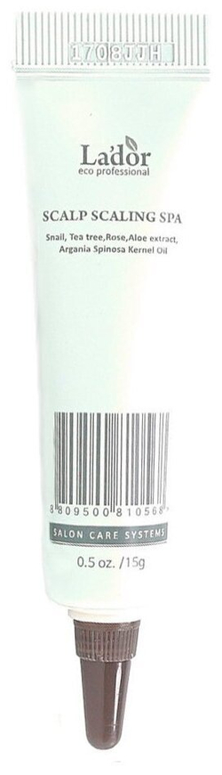 La'dor Пилинг для кожи головы Scalp Scaling SPA, 19 г, 15 мл, туба