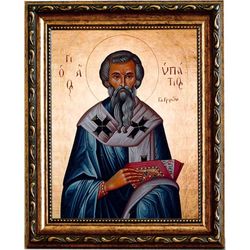 Ипатий Гангрский священномученик. Икона на холсте.