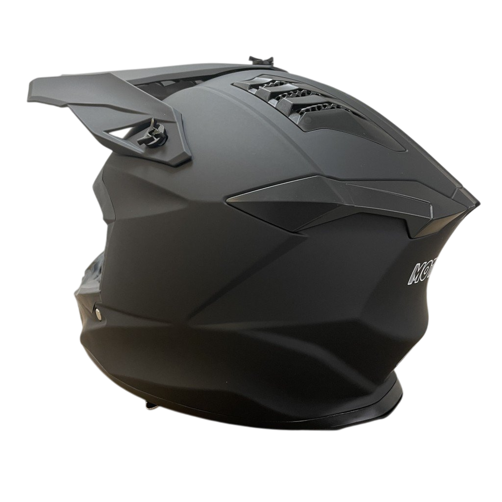 Шлем кроссовый MOTAX матовый черный (G10) L (59-60)