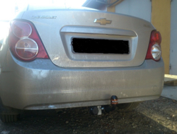 Фаркоп для Chevrolet Nexia 2020-, R3 2015-2020, Chevrolet Aveo седан 2002-2012 Тип шара: A. Нагрузки: 750/50 кг, CV 07