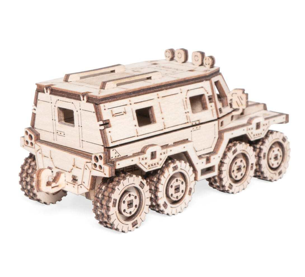 Внедорожник Бархан от Lemmo - Деревянный конструктор, 3D пазл, сборная модель из фанеры