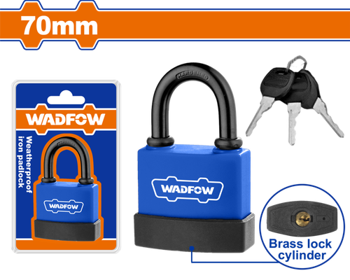 Замок навесной всепогодный 70 мм (6/36) WADFOW WPD9470
