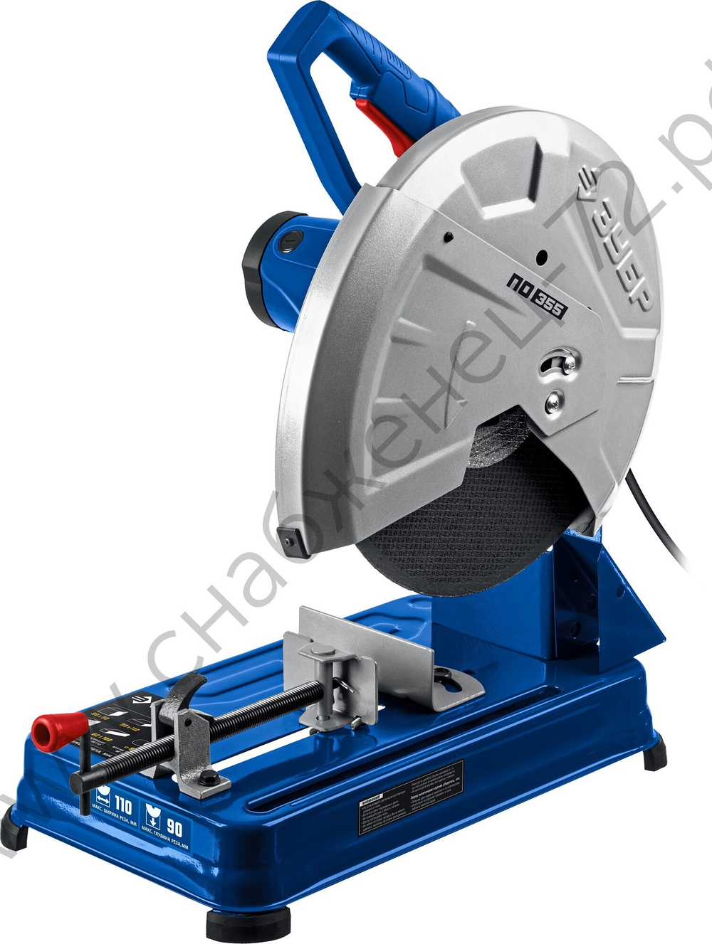 ЗУБР 355 мм, 2400 Вт, монтажная пила (отрезная), Профессионал (ПО-355)