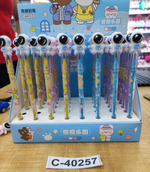 Карандаш сегментный "Астронавт", с игрушкой, 2 цвета микс, С-40257