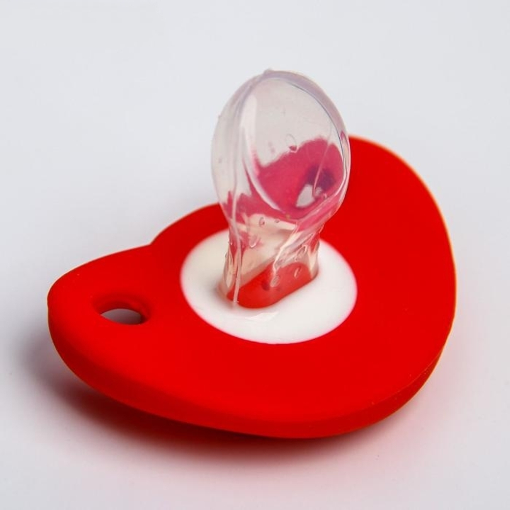 3780402 Пустышка силиконовая ортодонтическая «Пятачок», от 0 мес., с колпачком, цвет МИКС