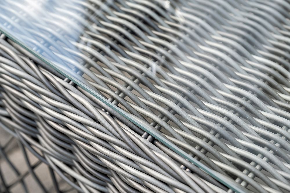 "Гранд Латте" лаунж-зона из искусственного ротанга, цвет графит