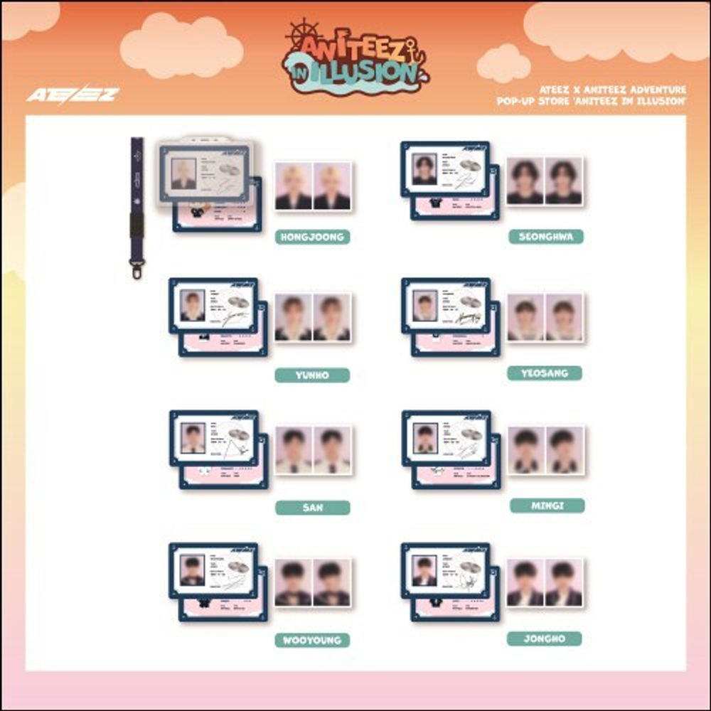 Набор айди-фотокарт ANITEEZ IN ILLUSION - ADVENTURE ID SET