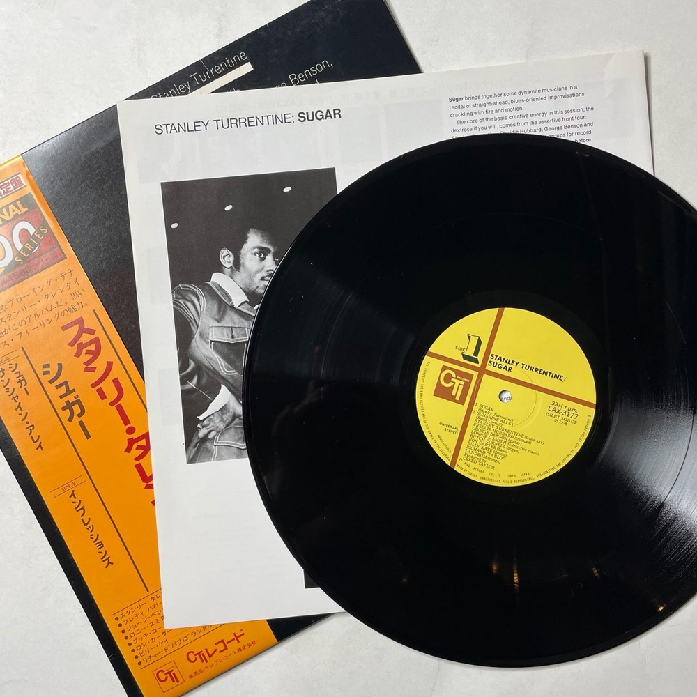 Винтажная виниловая пластинка LP Stanley Turrentine Sugar (Japan 1978) (Obi)