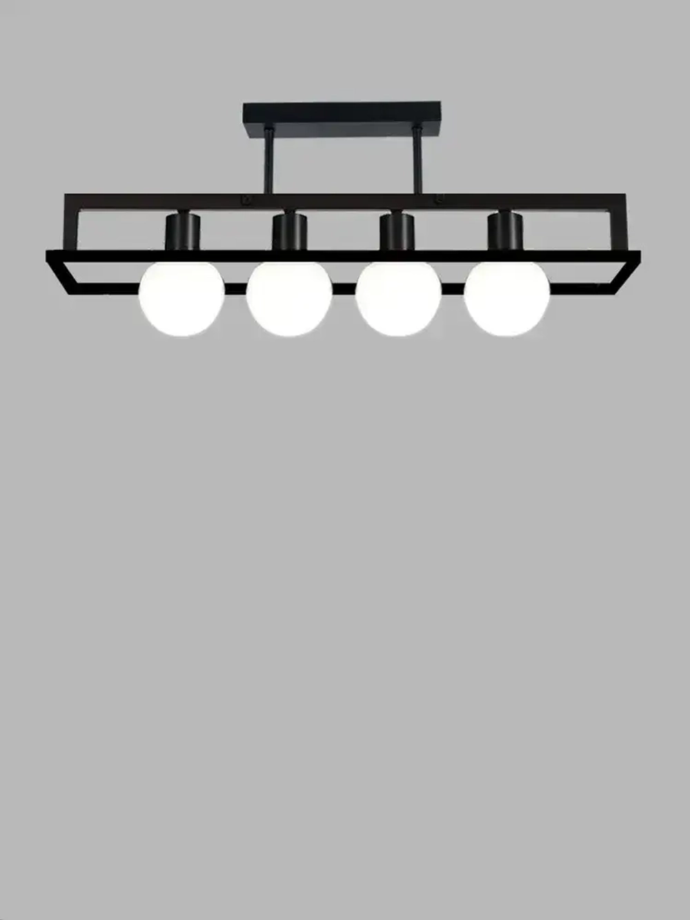 Люстра потолочная на кухню,в гостиную,светильник лофт,черный,E27,AYHOME