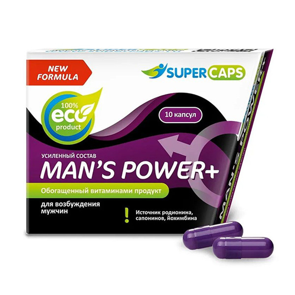 Возбуждающее средство для мужчин Biological Technology Man's Power plus